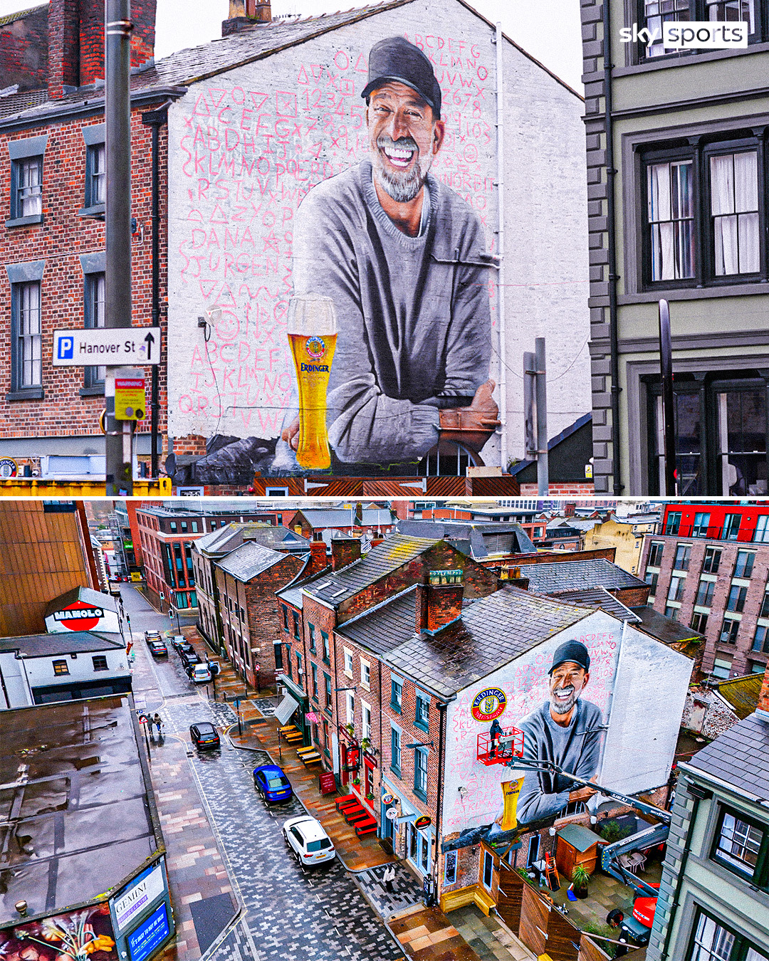Sky Sports Premier League على X: "Jurgen Klopp mural in Liverpool City Centre  https://t.co/U8pe7NrKUr" / X