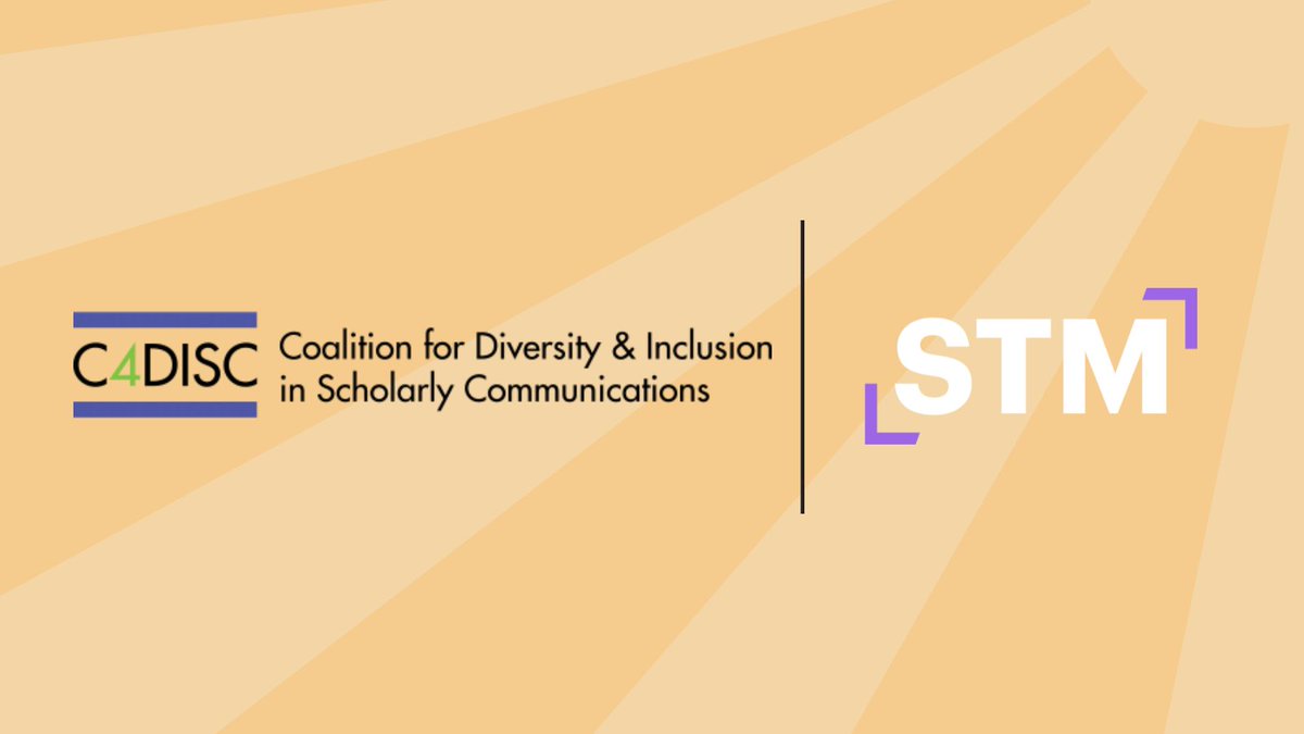 STM is proud to announce our membership with @c4disc. Together, we are dedicated to fostering a more inclusive, equitable, and diverse scholarly publishing landscape — furthering our commitment to social responsibility >> stm-assoc.org/stm-joins-the-…