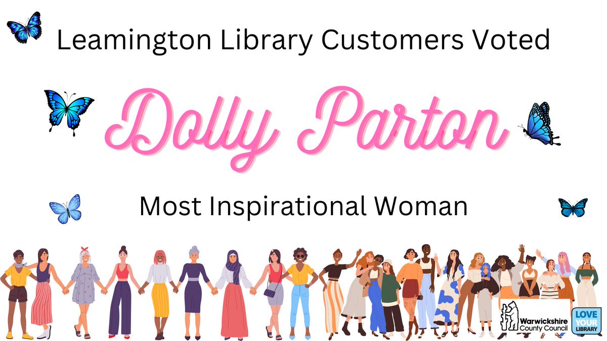 To celebrate #WomensHistoryMonth in March, Leamington Library held a vote for the Most Inspirational Woman. The votes are in and Leamington Library's customers voted @DollyParton the most inspirational woman! We just love the work she does advocating for literacy and libraries