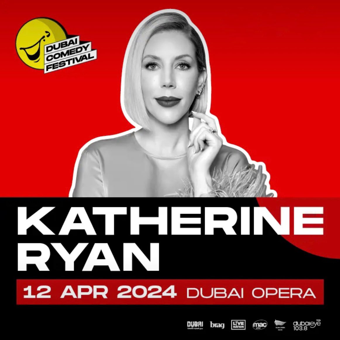 Katherine Ryan is coming to Dubai Opera as part of the #DubaiComedyFestival on Friday 12 April.
Get your tickets now from macglobal.com/tickets

#standupcomedy #Dubai