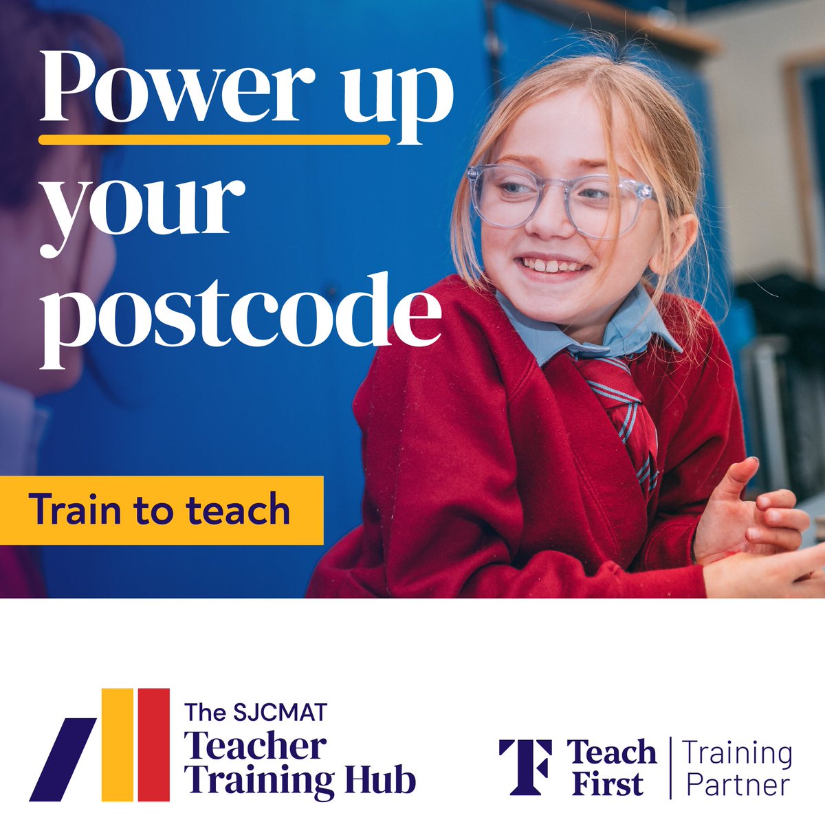 Make a difference in your community. Train to teach. Discover how our research-led training programme gives you everything you need to kickstart your career in teaching and qualify in just one year: bit.ly/3wsZZxy