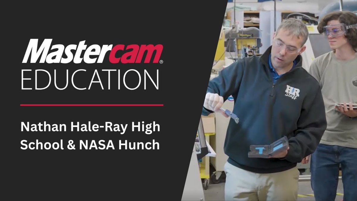 Cool video about how students use Mastercam to manufacture, engineer and design two different NASA Hunch projects!

zurl.co/wRAC
