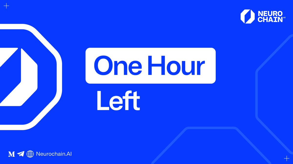 Only 1 hour to go till we’re live on @avax! ✔️Guaranteed Mint Phase 🌐Mint: freemint.neurochain.ai 🌐Opensea: opensea.io/collection/neu…