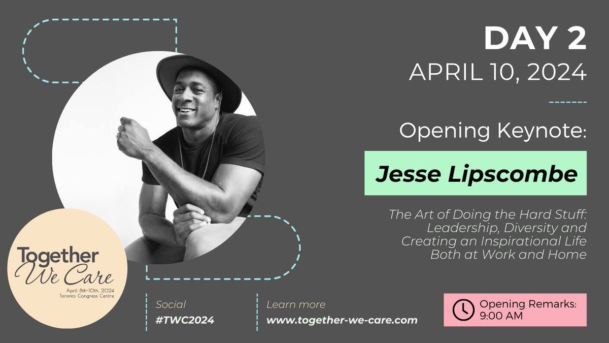 ORCAretirement's tweet image. Good morning – it’s Day 2 of #TWC2024! Get ready for workshops, insightful sessions, and an inspiring keynote by Jesse Lipscombe, Leadership Expert, Co-Founder of #MakeItAwkward &amp;amp; Not That Funny Inc., Bestselling Author &amp;amp; Actor. Don't miss the opening remarks at 9 a.m.!