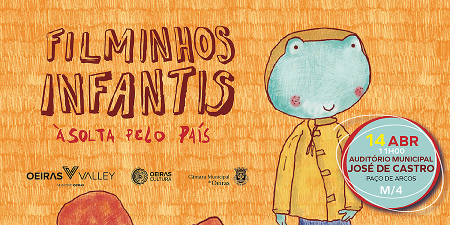 Os ‘Filminhos Infantis’ continuam ‘À Solta Pelo País’! O Auditório Municipal José de Castro recebe no domingo, dia 14 de abril, mais uma sessão de cinema infantil. Saiba mais sobre os filminhos apresentados na sessão e como reservar em tinyurl.com/4726m98m