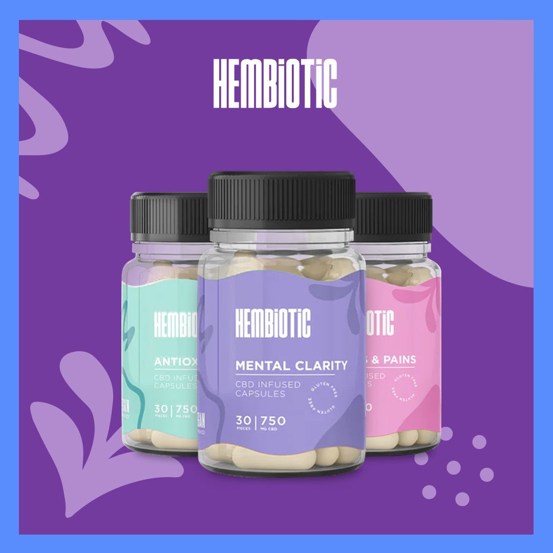 🌿 As a more convenient way to get your daily dose of CBD into your system than with CBD Oils, these Hembiotic 750mg Functional CBD-infused Capsules are an ideal alternative. @hembiotic

#selfcare #wellbeing #cbdhealth #customer #cbd #customersatisfaction #cbdoil #health