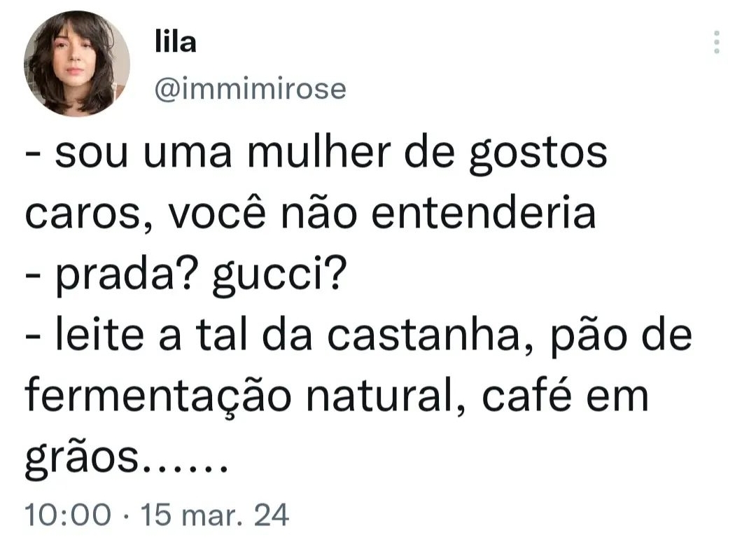 causasdehumanas's tweet photo. quais os gostos caros de vocês? 😂 https://t.co/9Zxh2b6j0O