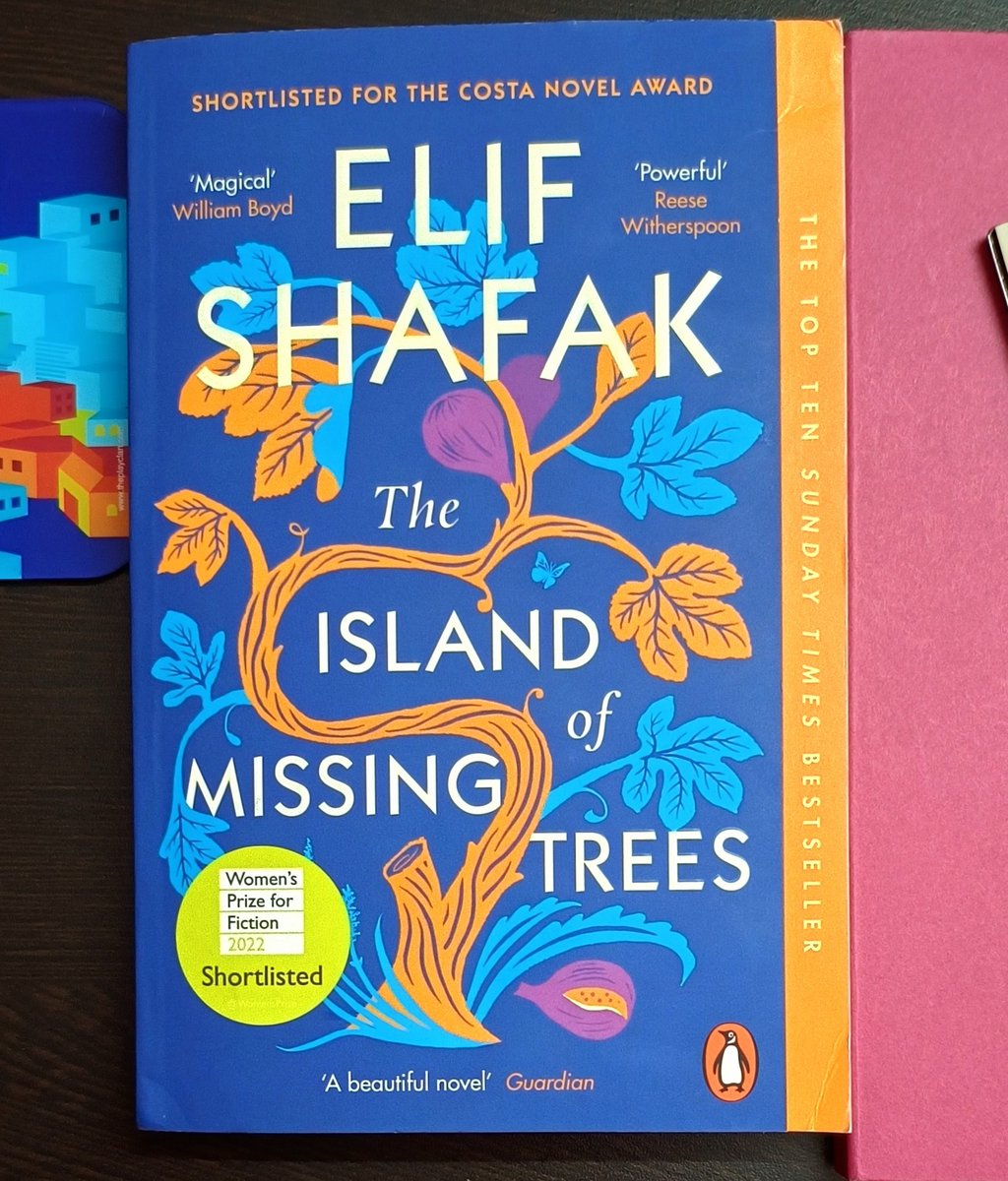 Book 3/'24 The Island of Missing Trees by Elif Shafak - A story of love and loss. A tree as a main character adds depth and dimension to the narrative, carrying it through.