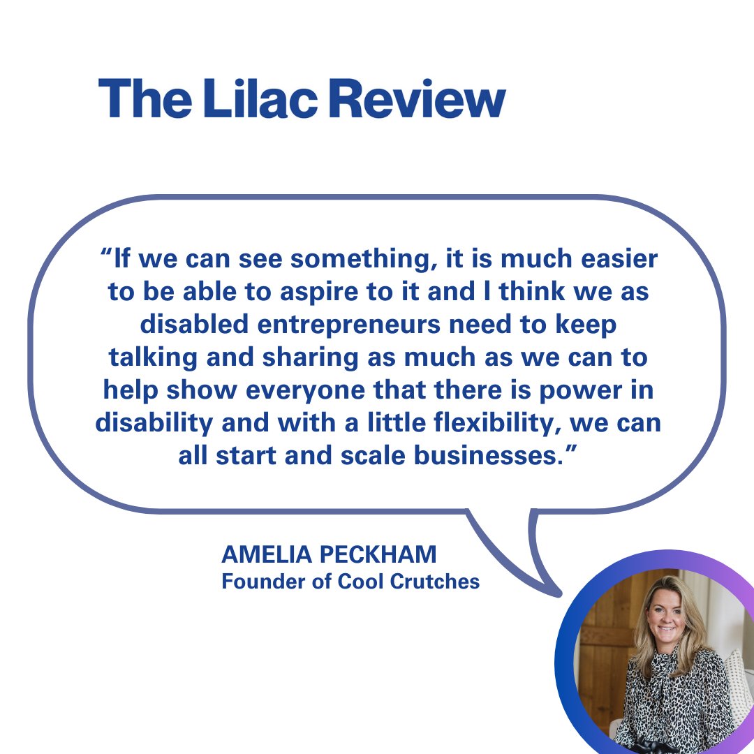 Amelia Peckham is the founder of @CoolCrutches, a brand that empowers recovery and supports those living with long term injuries and disabilities. @lilacreviewuk aims to develop and share best-practice materials to ensure support is as accessible and inclusive as possible.