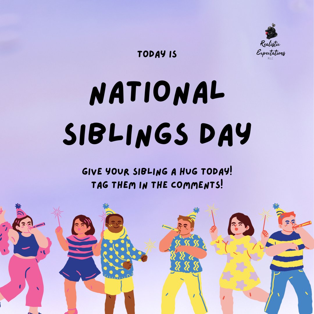 Happy National Siblings Day! 

#NationalSiblingsDay #SiblingsLove #BrothersAndSisters #SiblingBond #SiblingsGoals #FamilyFirst #SisterLove #BrotherLove