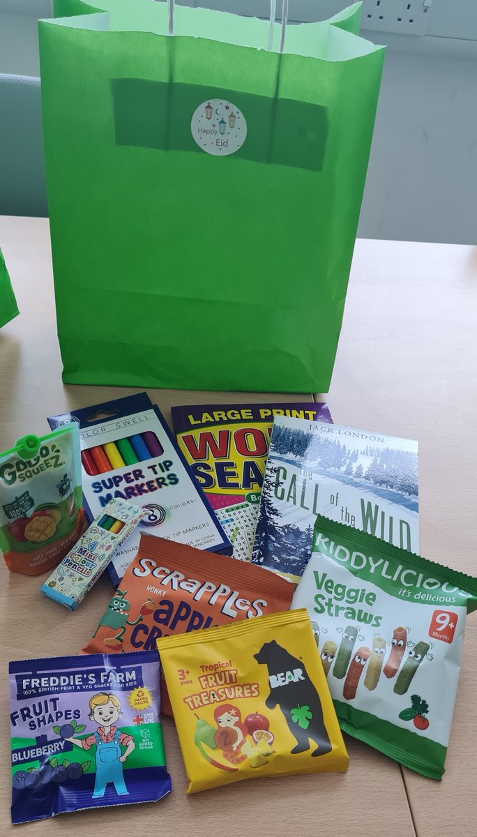 North Mid Charity helped to make this Eid extra special for the young patients who are spending time in hospital with fun-filled activity bags😁

⬇️Read more on North Mid's latest news⬇️

ow.ly/gh7f50Rc8nY