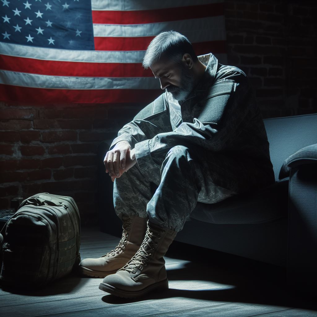 patriotsofnc's tweet photo. Today, let’s take a moment to remember our brave veterans who are battling not just #homelessness, but also the invisible wounds of #PTSD. Their courage doesn’t end on the battlefield. Let’s stand with them, offer our support, and remind them they are not alone. #Support https://t.co/6jW216QI0i