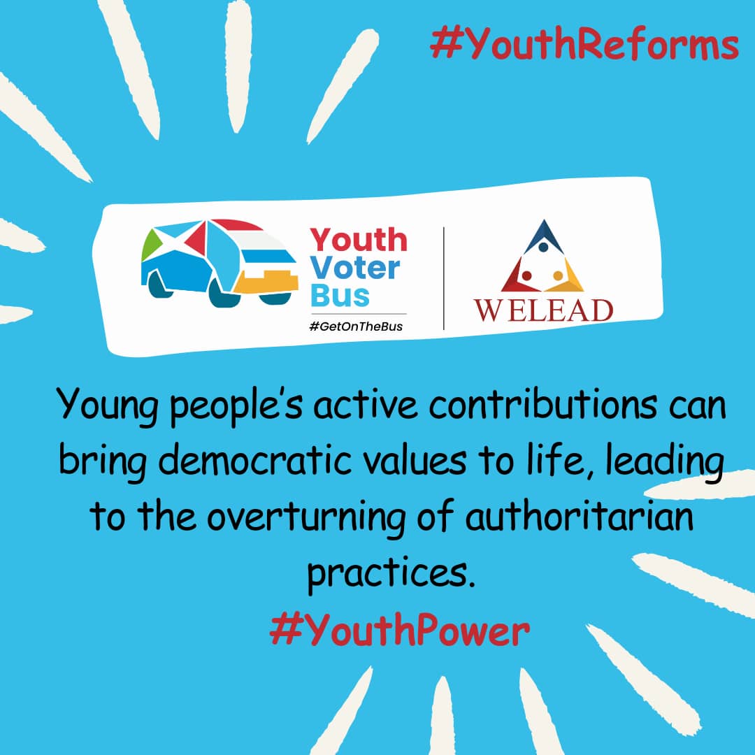 #YouthPower #YouthReforms #GetOnTheBus #WeLeadTrust