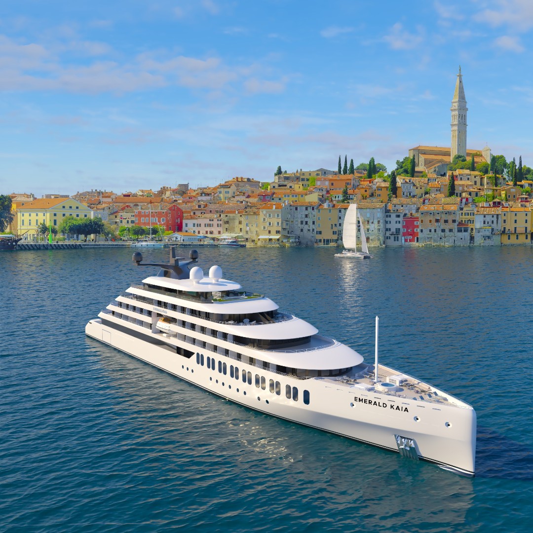 We are thrilled to unveil our latest addition to the Emerald Cruises fleet of luxury yachts - the magnificent Emerald Kaia. With an intimate capacity of 128 guests and our newest innovations Emerald Kaia sets a new standard for experiencing the superyacht lifestyle.