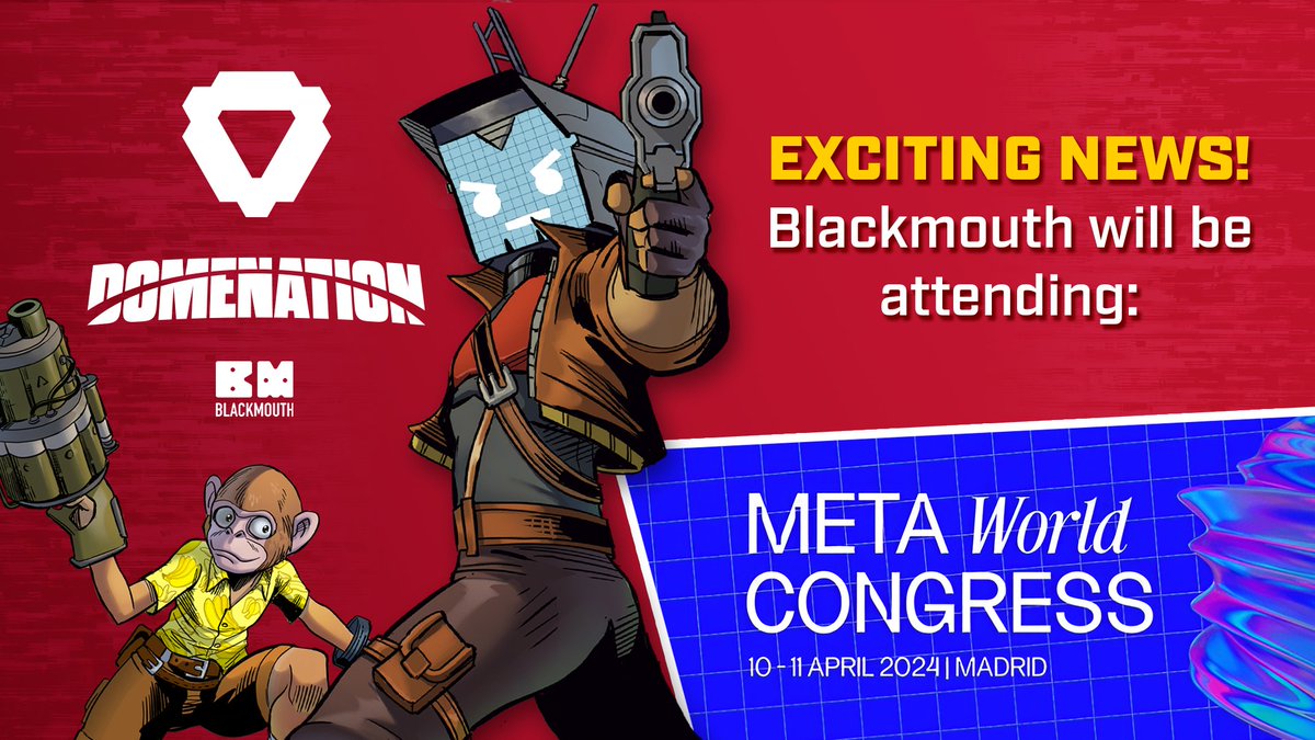 Find Bippie and his crew at the Meta World Congress in Madrid 🇪🇸. Get ready to embark on a technological journey like never before with them. 
More info: metaworldcongress.es 🚀