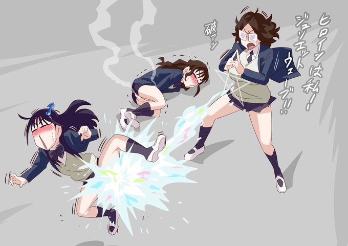 ヒロインの座をめぐる熾烈な争い #キュアライダー #ライダー少女 