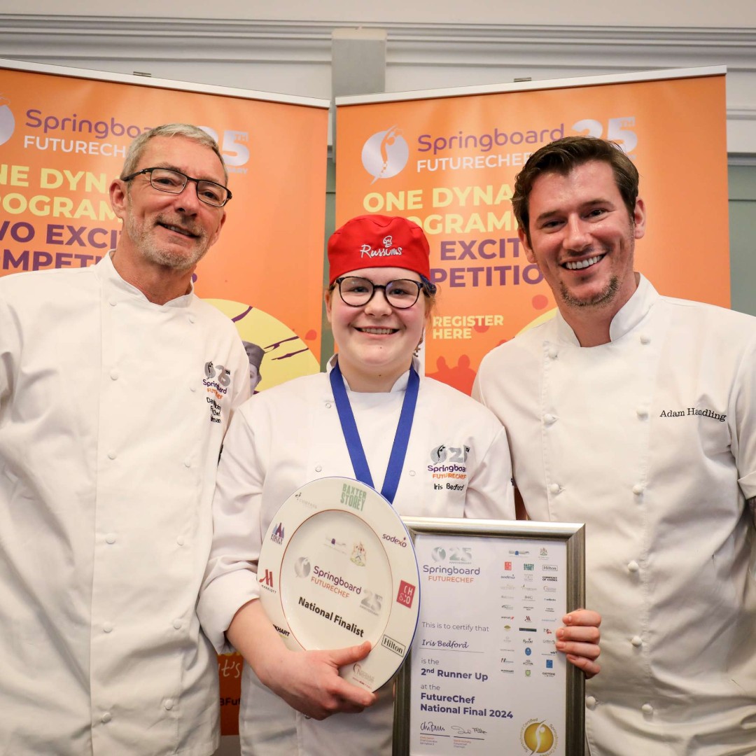 Meet our 2nd Runner Up, Iris! 🏆 Iris represented North East England at this year's National Final ✨ #FutureChef25Years #SpringboardFutureChef