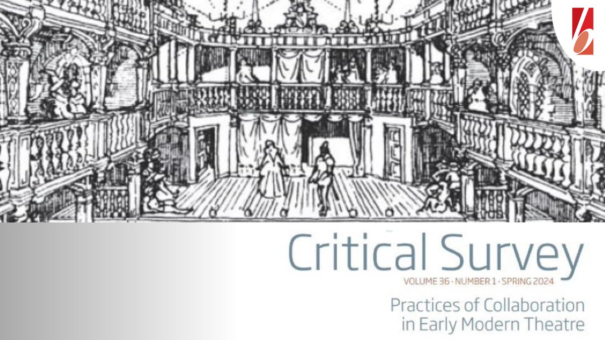 The newest issue of Critical Survey has been published! View the TOC and more for Volume 36, Issue 1, entitled 'Practices of Collaboration in Early Modern Theatre' here: conta.cc/4ar0ojf @GramHolderness @CriticalSurvey