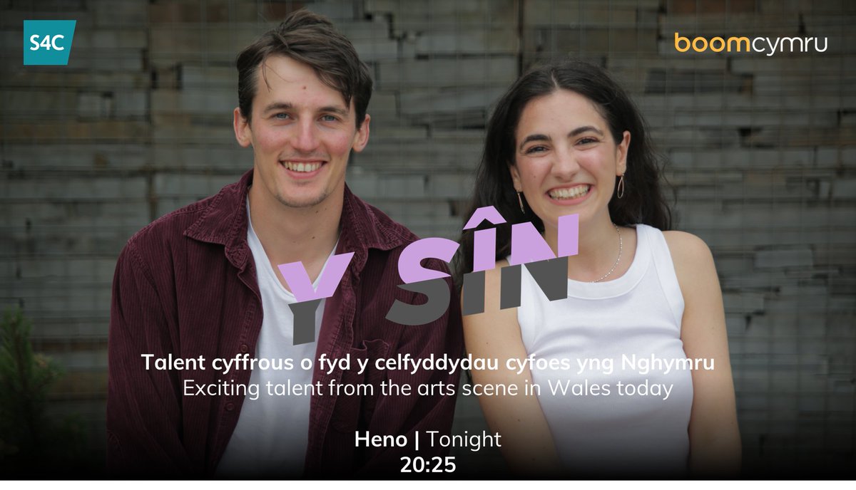 Heno ar @S4C, @FSciarrilloxx a @joepatrickhealy sy'n cyflwyno cyfres ddifyr ar hyd a lled byd y celfyddydau. Join Francesca and Joe on the current arts scene in Wales tonight.