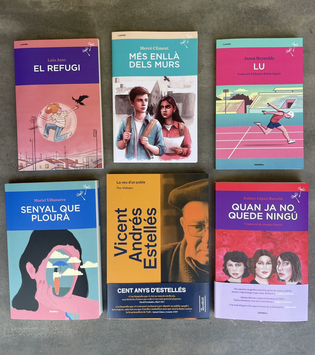 Sorteig de primevera!🌿

Celebrem la primavera del nostre 10é aniversari sortejant un lot de les novetats d’enguany 🤞🏼

Com podeu participar?

1️⃣ Seguir-nos
2️⃣ Fer RT
3️⃣ Comentar a qui li regalarieu un dels llibres de la foto

Teniu fins el divendres a les 12h 🤍