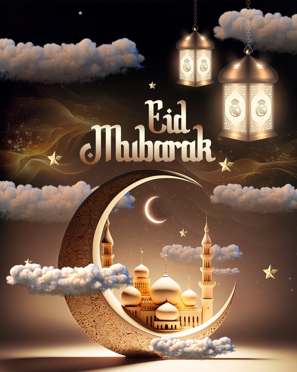 Eid Mubarak to all around the globe 🌍 May Almighty Allah wash our sins, forgive our guilt and change our future. May it fill with peace and prosperity🤲🏽🤲🏽.
#EidMubarak ☪️📿 #Eid_AlFitr  🕌🌙 #RealMadrid 👑👑 #HalaMadrid ⚪️⚪️ #HalaMadridYNadaMas 🤍🤍
#SousouMadridista 🦁🦁