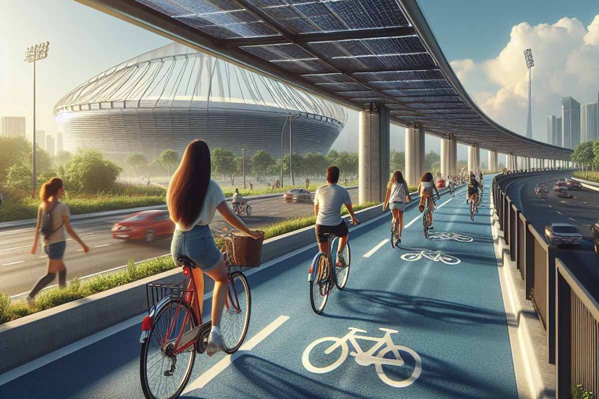 Mo Energy Systems a développé un abri pour les pistes cyclables, bardé de panneaux solaires #PanneauxSolaires #pistecyclable

neozone.org/?p=222739