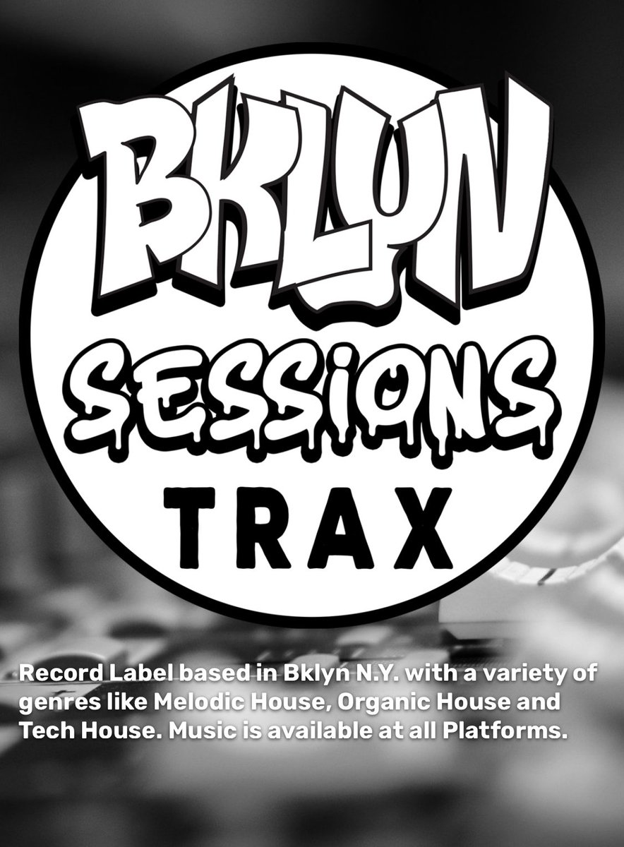 TechHouse, Organic House and Melodic House Record Label  
Link:
bklynsessionstrax.com

#housemusic #melodichouse #techhouse #recordlabel #newmusic #dicristino #bklynsessionstrax #producer #dj #housemusiclovers