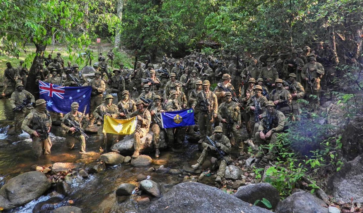 1 RAR are currently deployed to Malaysia as part of Rifle Company Butterworth 143, honing skills in jungle warfare and training alongside our partners in Malaysia 🇲🇾🇦🇺