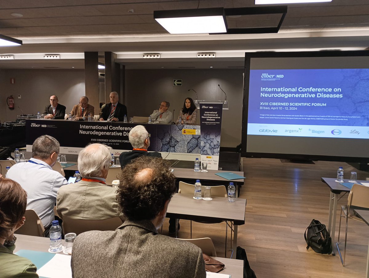 CIBER_ISCIII's tweet photo. 👏#CIBEResColaboración #bilbaoconferenceNED👏@ciberned (Adolfo L. Munaín)

@CIBER_SAM, @CIBER_OBN (Javier Meana y Mª Puy ) @CIBERER @CIBERFES (Eduardo Gallardo y Leocadio R. Mañas)

#saludmental #fragilidadyenvejecimiento #obesidadynutrición #enfermedadesraras #neurodegenerativas https://t.co/MxALmExQSw