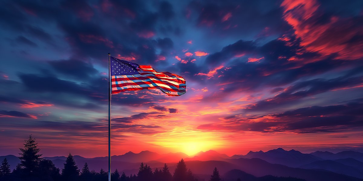 It's Morning in Our America. A new day is coming, a day when American Patriots take back their country Drop your handle in the comments Like and retweet this post Follow and followback patriots Make America Great Again — Make Liberty Possible Again #MAGA #IFBAP #PatriotsUnite