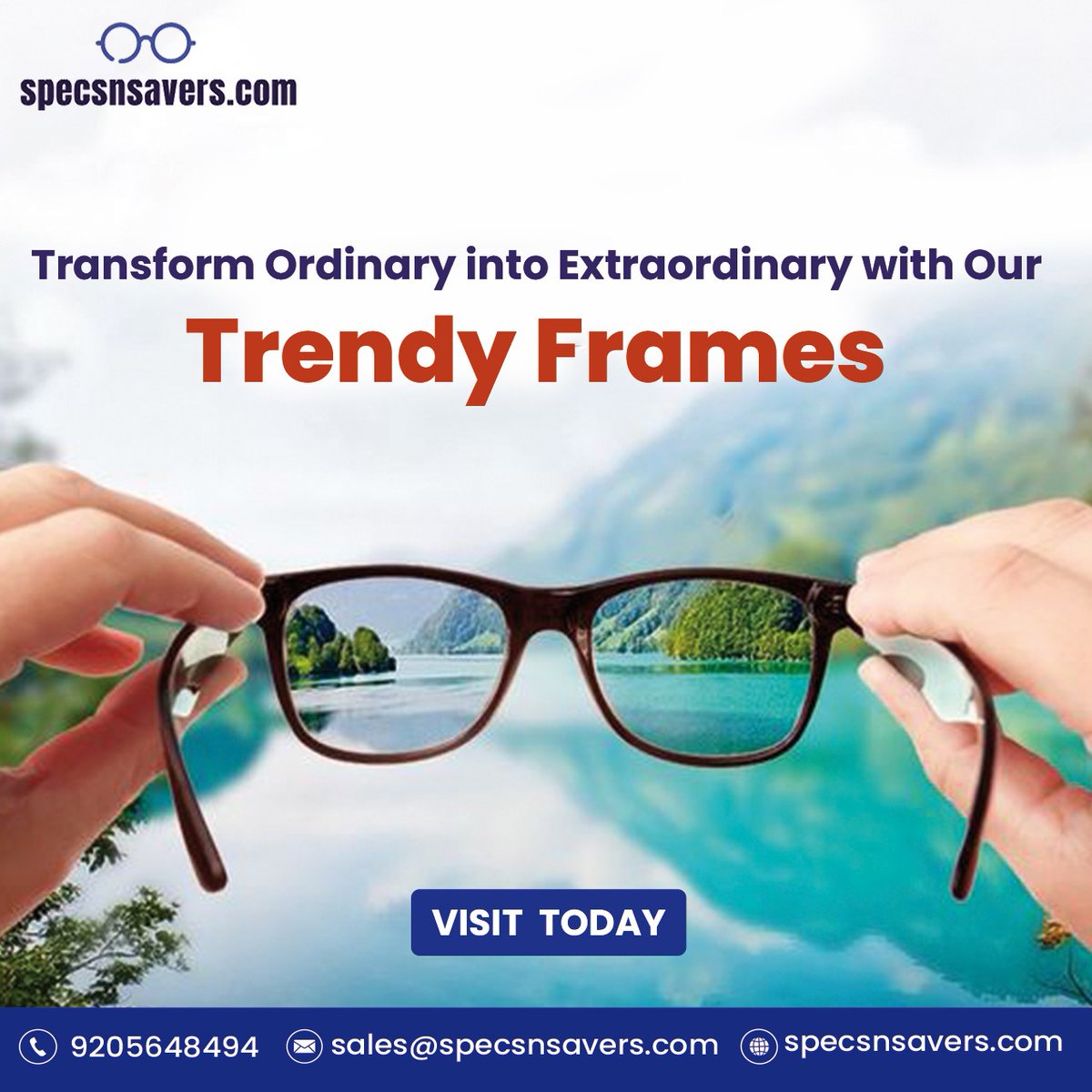 📌M202, Princess Park Sector 86, Faridabad, 121002
📨Email: sales@specsnsavers.com
☎Call- +91-9205648494
🌎Visit- specsnsavers.com

#Fashion #Eyewear #Specsnsavers #Transform #Ordinary #beextraordinary #Frames  #StyleYourView #Unique #Spectacles #Visit #EyeStyle #Trend