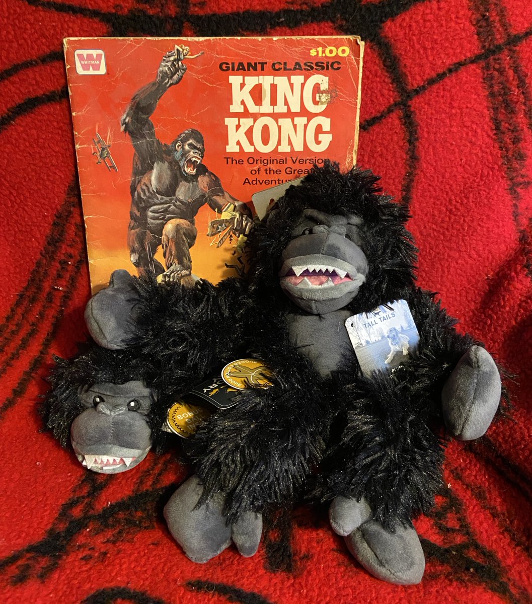 To celebrate #GodzillaXKong: The New Empire being the #1 movie at the U.S. box office, this week's #FreebieFriday giveaway prizes are this @TallTailsTrail Gorilla Rope Body Dog Toy and 2-in-1 Fetch Ball Dog Toy. Visit Pet Age on IG for giveaway details. #KingKong #Godzilla #pets
