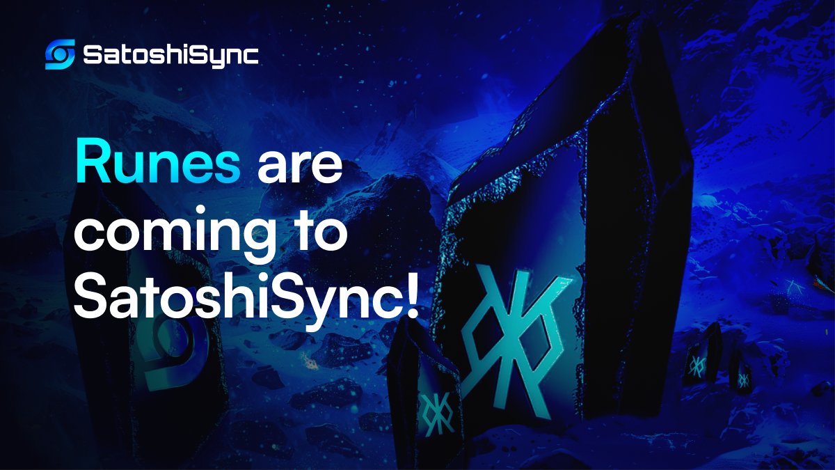 SatoshiSync is building infrastructure for Runes - a fungible token protocol designed to unlock new token capabilities on Bitcoin while staying true to its core design principles ⛓️ Keep an eye on our announcements, more news coming out tomorrow! 👀