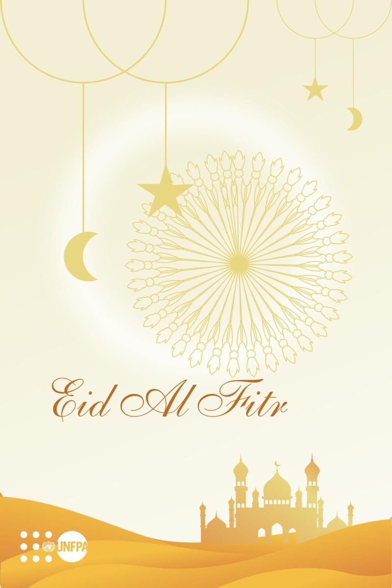 On behalf of UNFPA Gabon, I wish you and your loved ones a blessed #Eid filled with peace, laughter, and beloved moments. Eid Mubarak!