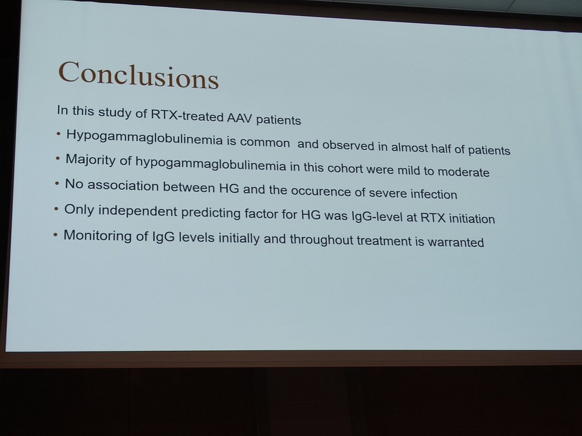 Thank you Dr Jens Rathmann from @Vasculitis_Lund for a fantastic presentation on HG in AAA patients treated with Rituximab at @VasculitisBCN24 #VasculitisBCN2024 #vasculitis @vascuk @Robsonjo4 @IrishVasculitis @vasculitisES @vasculitides