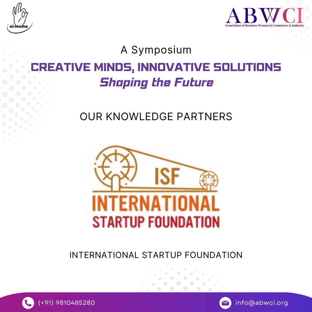 ANNOUNCEMENT! 📣 We're excited to collaborate with @theISFnetwork for the Symposium,“Creative Minds, Innovative Solutions-Shaping the Future”🤝This exclusive by invite-only event is on April 21,2024, in Hyderabad,India

#ABWCIxnimsme #ABWCIxISF #WomenLedDevelopment #SheInnovates