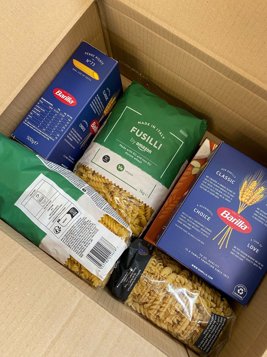 Thank you so much to @beanies_masato for buying us some much needed pasta for our food parcels!