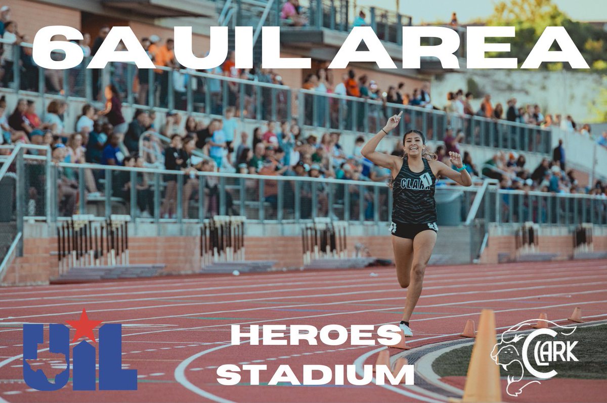 How we’re feeling coming into today.. 6A UIL Area Meet Day! Let’s go to work Cougs 🏅