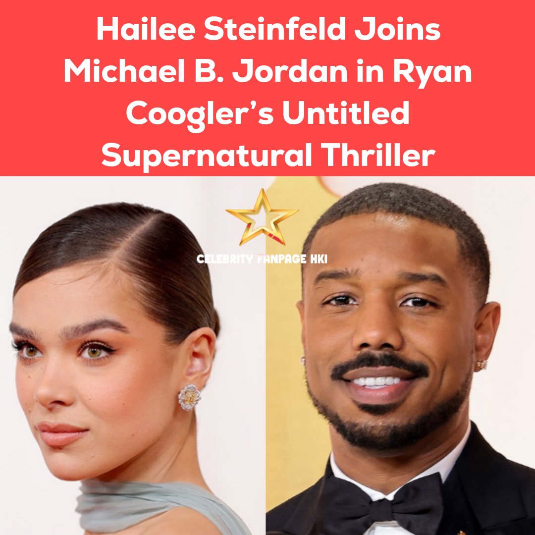 #HaileeSteinfeld, who voices Gwen Stacy in the acclaimed Spider-Verse movies, will star opposite #MichaelBJordan in Ryan Coogler’s untitled supernatural thriller being made by Warner Bros. Pictures.