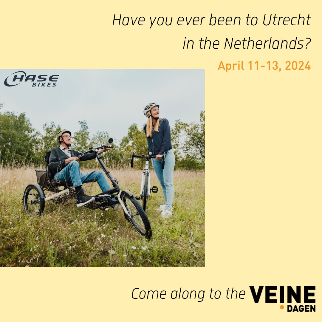 We look forward to your visit to the Veine Dagen 🥰🇳🇱 #hasebikes #utrecht #netherlands #bicycle #fiets