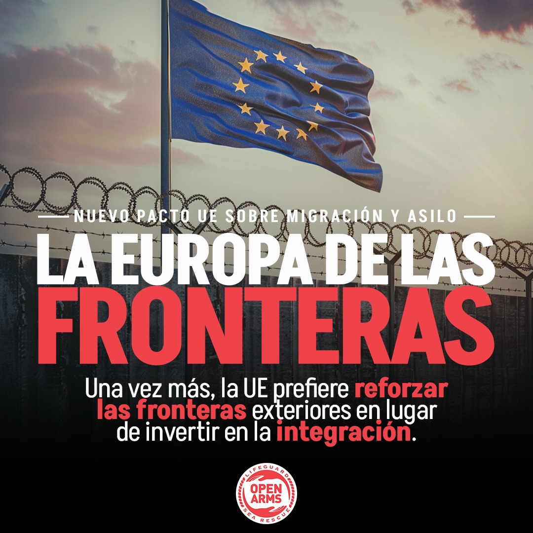 Hoy se discutirá y votará en el @EUparliament el nuevo Pacto sobre Asilo y Migración, que prioriza el fortalecimiento de las fronteras exteriores en lugar de enfocarse en los procesos de integración. El acuerdo se centra en el control y las expulsiones en las fronteras,