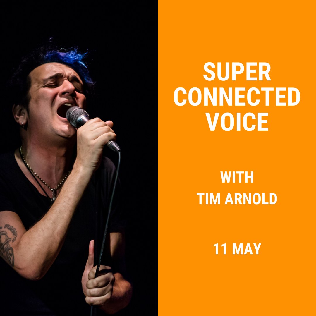 SUPER CONNECTED VOICE 11 May A workshop exploring authentic vocal expression. Led by @Timarnold, participants learn to transcend technical skill & instead engage audiences through genuine connection to character & narrative. thecockpit.org.uk/superconnected… Part of #TheatreMaker