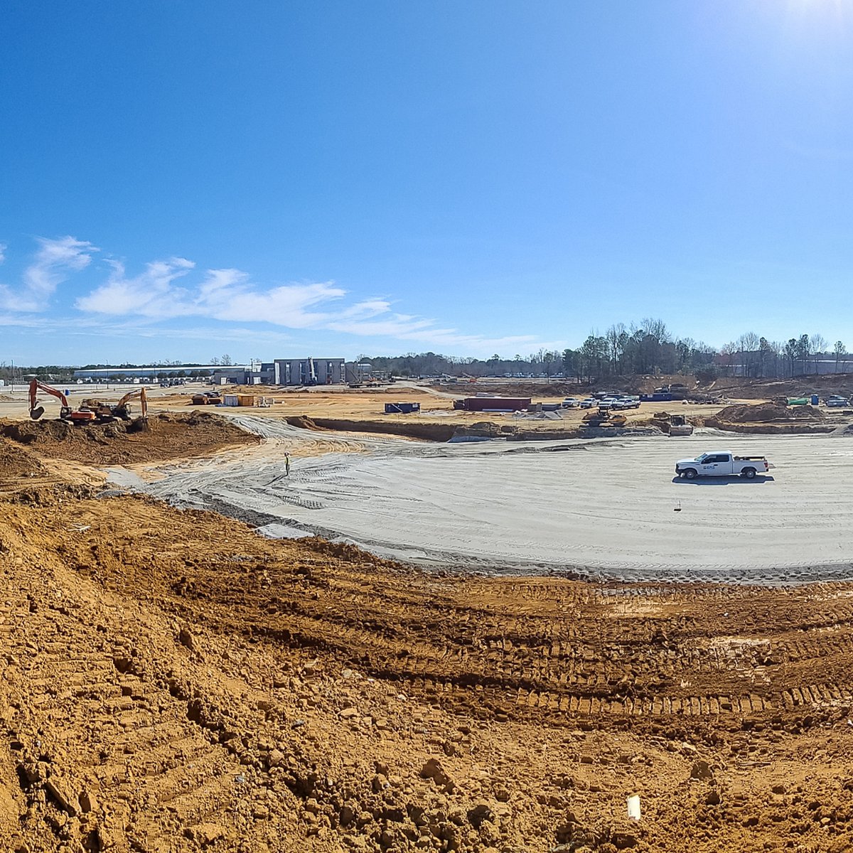 PROJECT UPDATE 📍 TMC Trucking Administration Building & Maintenance Facility | Columbia, SC Check out the progress and the details of our TMC Trucking project! #LifeAtStewart #ColumbiaSC #StructuralEngineering