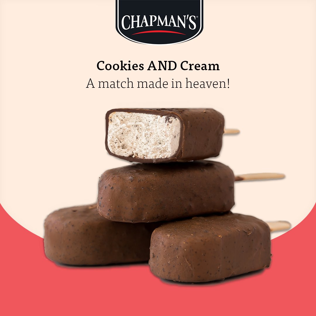 Calling all cookie monsters! 🤍🥰 These Cookies & Cream ice cream bars are part of our Canadian Collection. They are made in a sensible 55mL serving size so you can indulge your craving for a delicious frozen treat! Product details 👉 chapmans.ca/product/cookie… #Canada #delicious