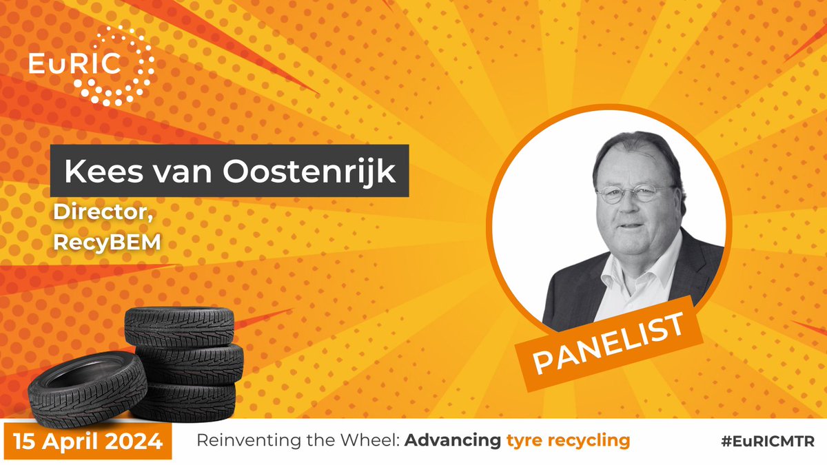 #MeetTheSpeakers🎙️Introducing Kees van Oostenrijk, Director of RecyBEM, who will be joining our Panel Discussion I: Circularity essentials for recycling and sustainability ♻️ There's still time to register and be part of the conversation!⏰👉euric.link/pdb