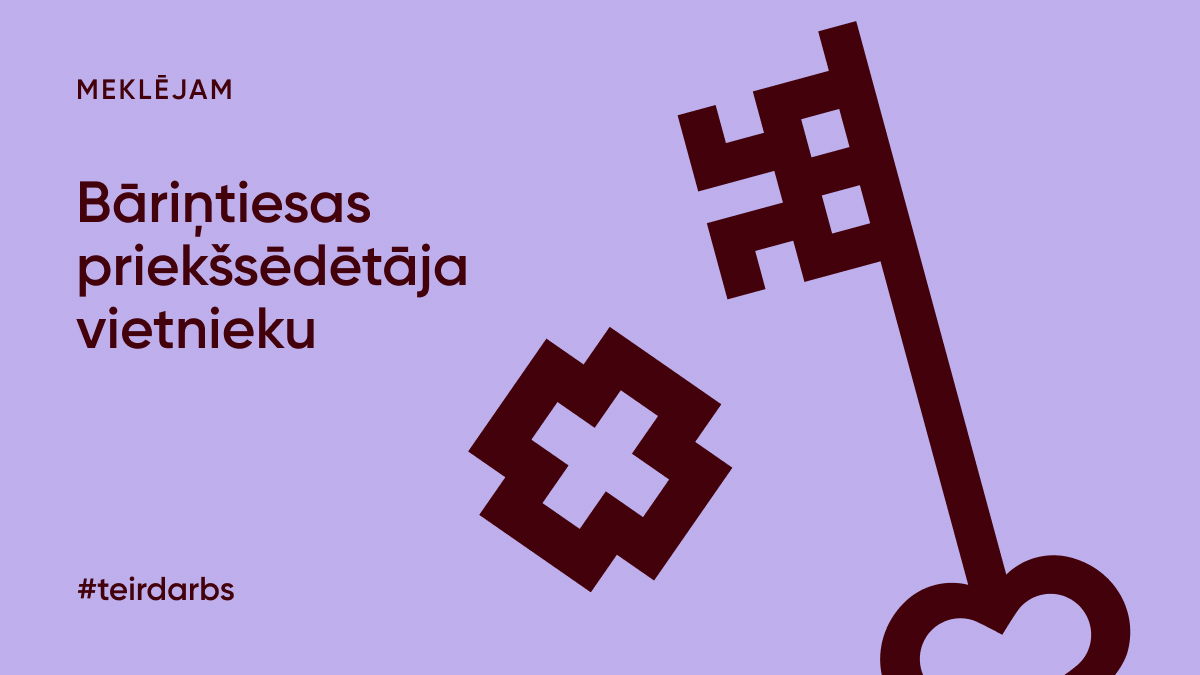 #teirdarbs Ja tev ir izpratne par bāriņtiesas darbu, sekmīgi apgūta bāriņtiesas darbinieka mācību programma un ir labas komunikācijas prasmes, līdz 7. maijam gaidīsim Tavu pieteikumu Bāriņtiesas priekšsēdētāja vietnieka amatam: bit.ly/4ak9L3X