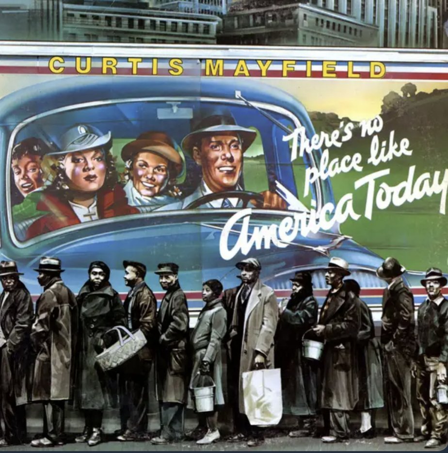 @thewiz0915 @KyleSnell81 @Freyja1987 Yr 4, Day 357: Curtis Mayfield - There's No Place Like America Today #AlbumOfTheDay