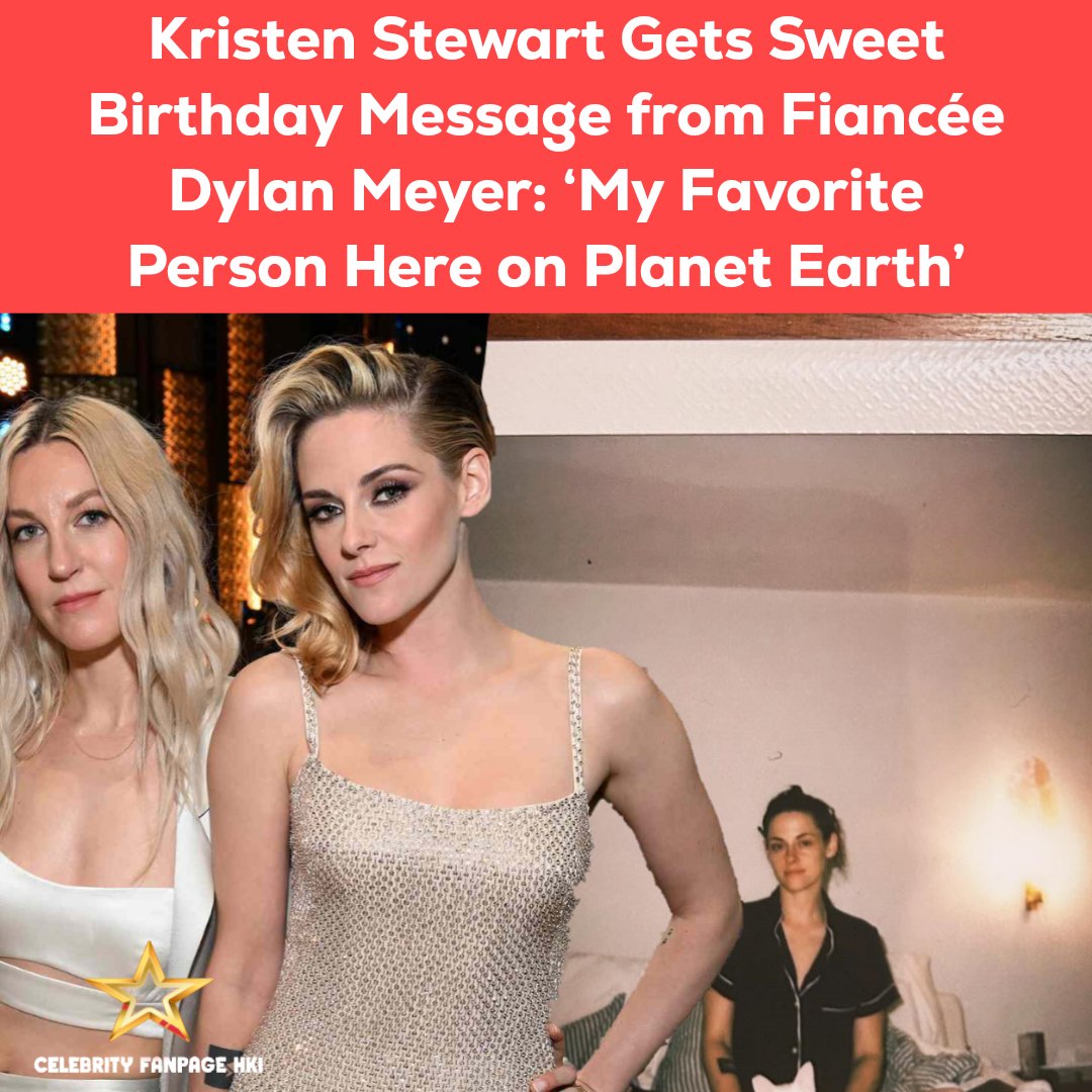 It's #KristenStewart's birthday!

The Oscar-nominated actress officially turned 34 on Tuesday, April 9, and in honor of her big day, Kristen's fiancée #DylanMeyer took to Instagram to wish her a happy birthday with a sweet tribute.