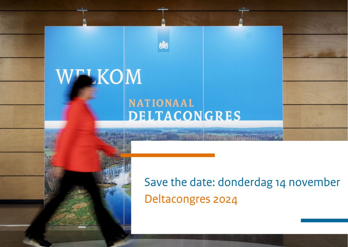 📅 De datum van het Deltacongres 2024 is bekend! Zet het alvast in je agenda: donderdag 14 november. Locatie volgt!
