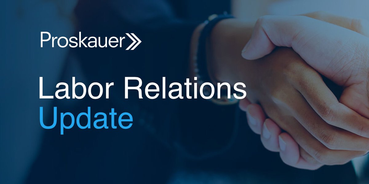 Just days before the #NLRB’s new joint-employer standard was set to take effect, a judge of the U.S. District Court for the Eastern District of Texas struck it down, delaying its implementation further. We provide analysis in our Labor Relations Update. bit.ly/3xvOcyO